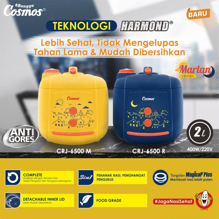 Cosmos Rice Cooker Harmond 3in1 2 L - CRJ6500R